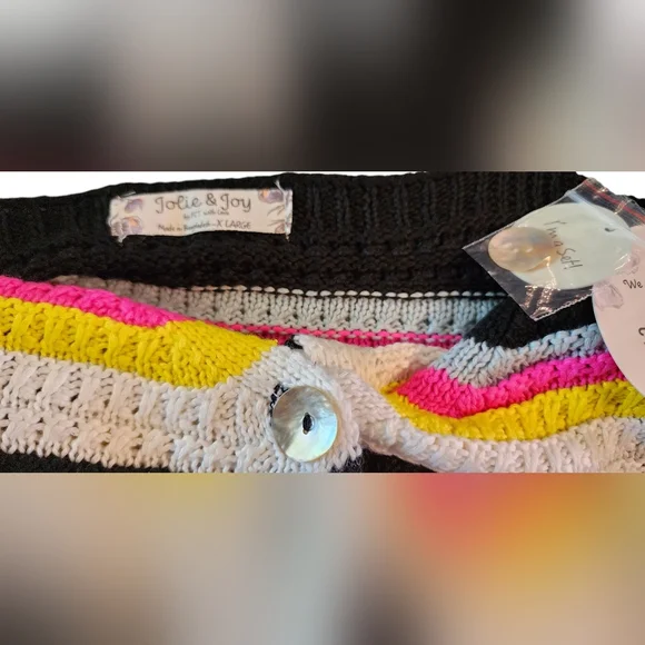 Jolie & Jay Crochet Tank Top & Shorts Set Women's XL NWT - Picture 7 of 12